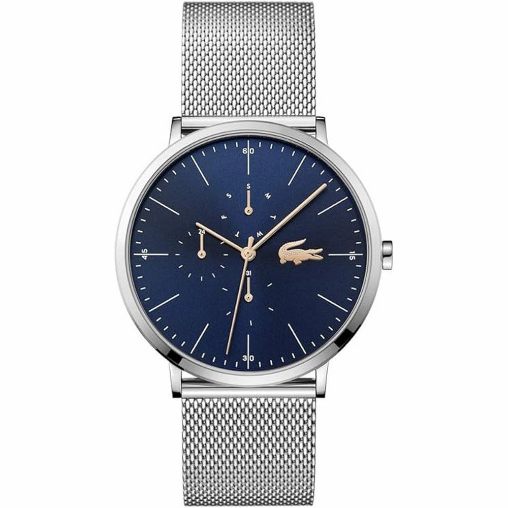 LACOSTE 2011024 Moon Silver Men's Mesh Watch