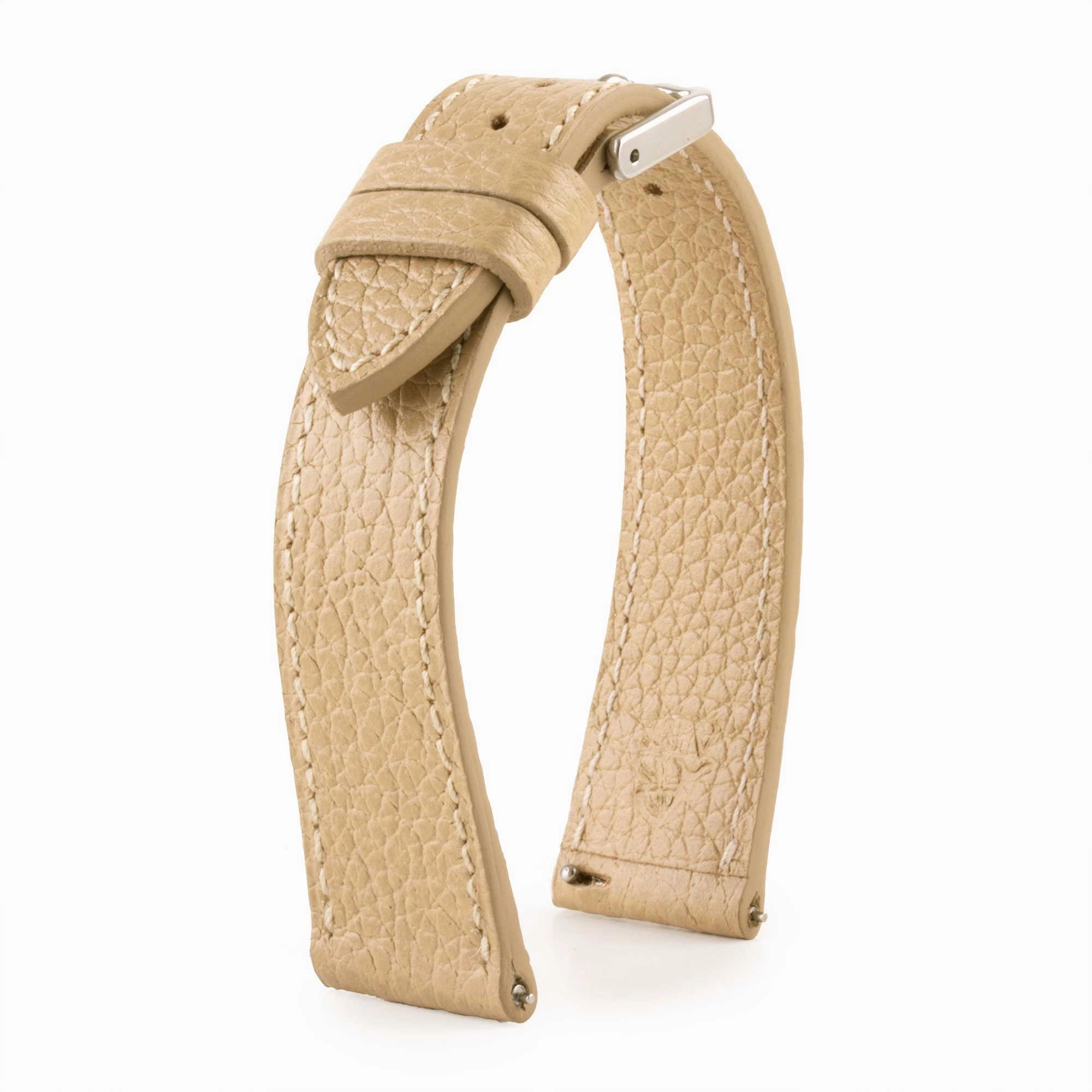 Leather watchband - Buffalo (black, blue, green, brown, kaki...)