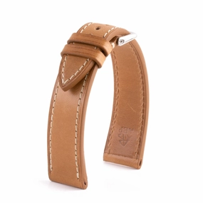 Leather watchband BASTIN - J.M. WESTON