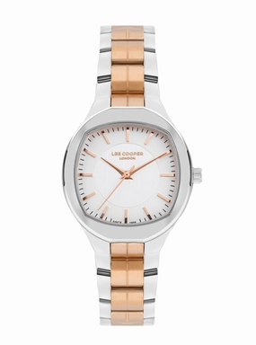 Lee Cooper - LC07850.530 - Women's Super Silver/Rose Gold Watch