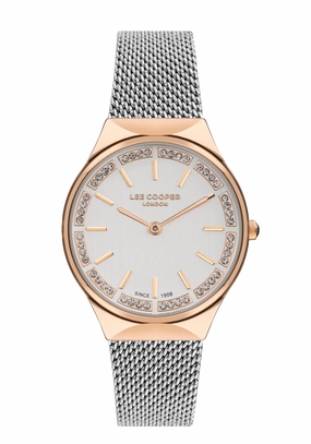 Lee Cooper - LC07862.530 - Women's Super Metal Rose Gold Mesh Watch