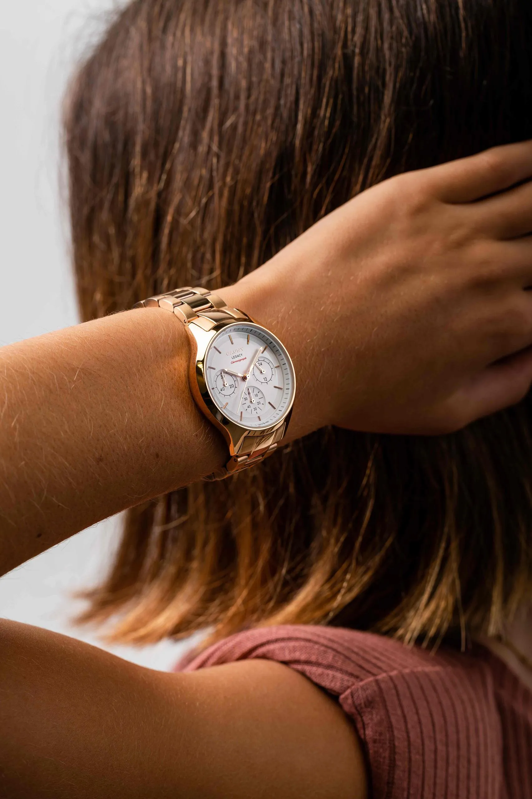 Legacy Woman Chronograph Rose Gold