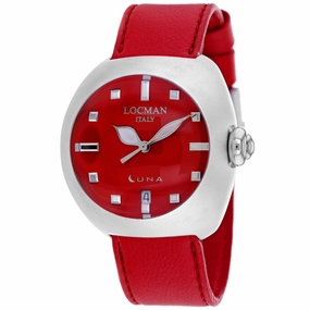 Locman Women's Classic Red Dial Watch