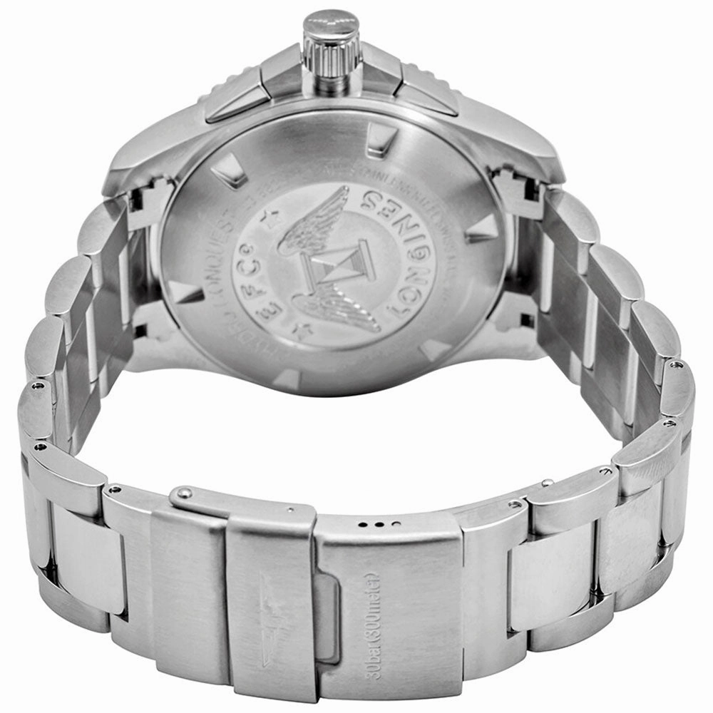 Longines HydroConquest Automatic Chronograph Stainless Steel Blue Dial Date Divers Mens Watch L3.883.4.96.6
