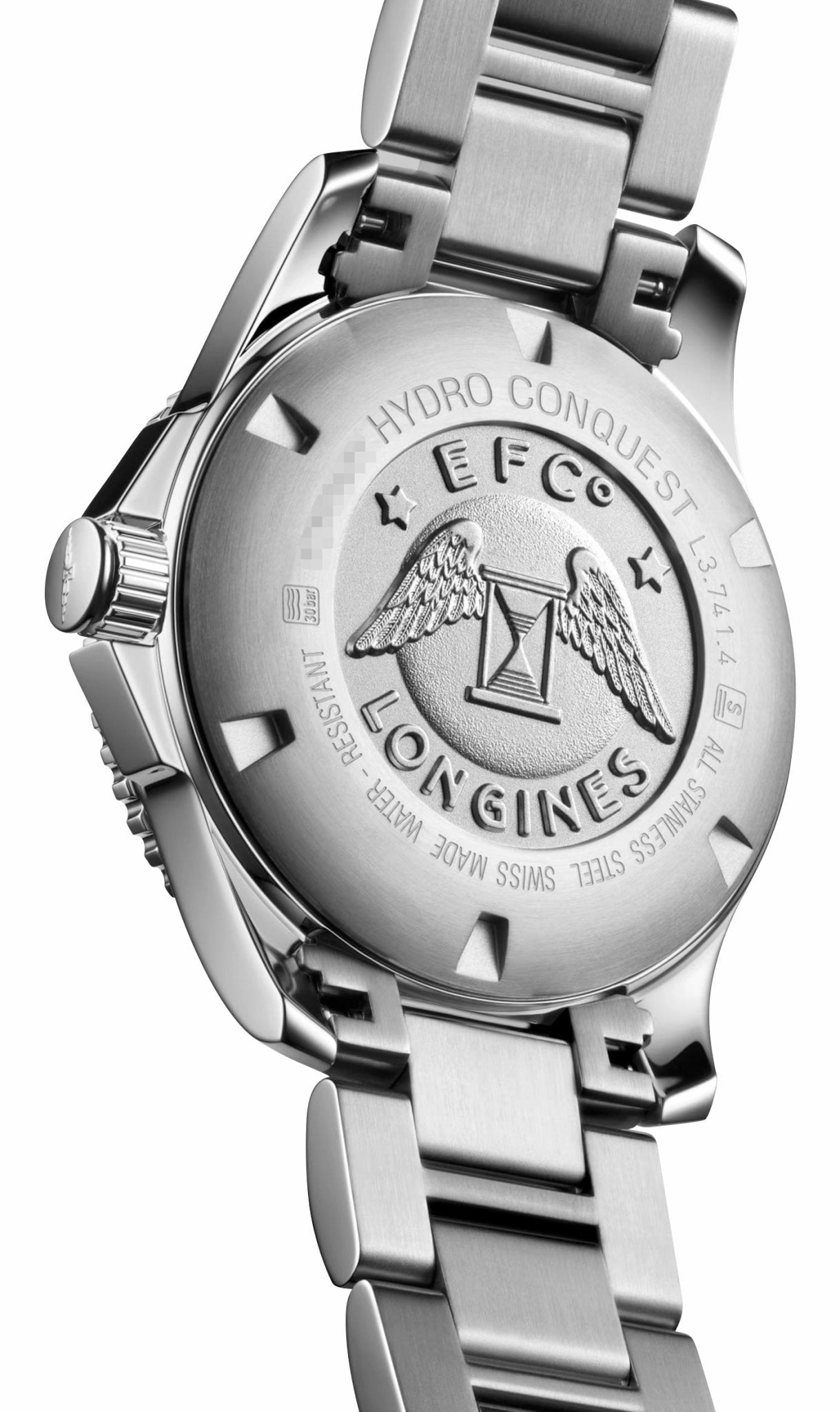 Longines HydroConquest Automatic Stainless Steel Blue Dial Date Divers Mens Watch L3.741.4.96.6