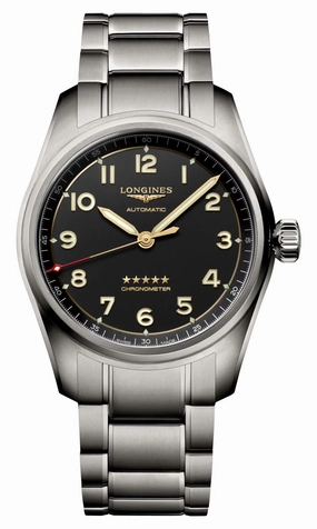 Longines Spirit Automatic Chronometer Titanium Gray Dial Mens Watch L3.810.1.53.6