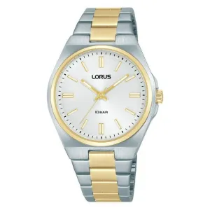 Lorus Ladies 2-Tone Silver Dial Watch