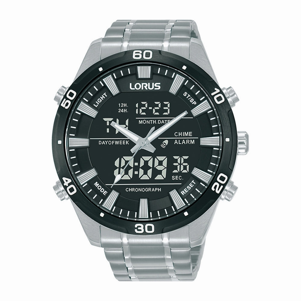 Lorus Sports Dual Display Mens Watch RW649AX9