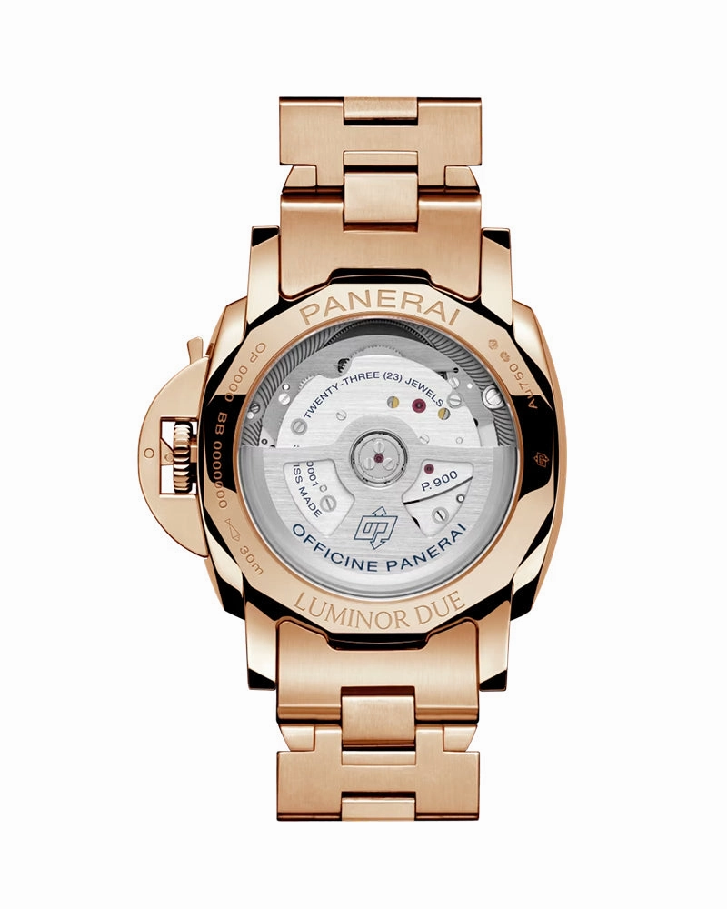 Luminor Due Tuttooro, Blue Dial