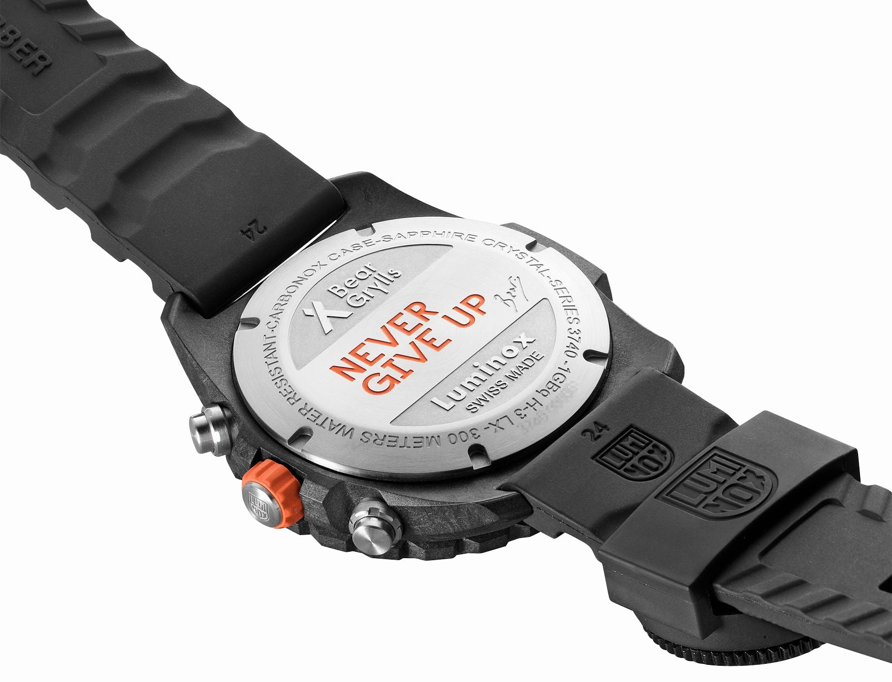 Luminox Bear Grylls Survival Chronograph CARBONOX  Black Dial Black Rubber Strap Compass Date Divers Quartz Mens Watch XB.3741