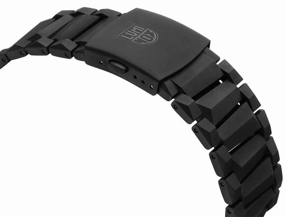 Luminox F-117 Nighthawk GMT Gunmetal PVD Black Dial Date Divers Quartz Mens Watch XA.6422