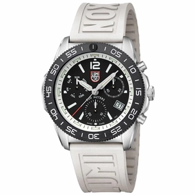 Luminox Men's Chronograph Watch - Pacific Diver Black Dial Rubber Strap | 3141