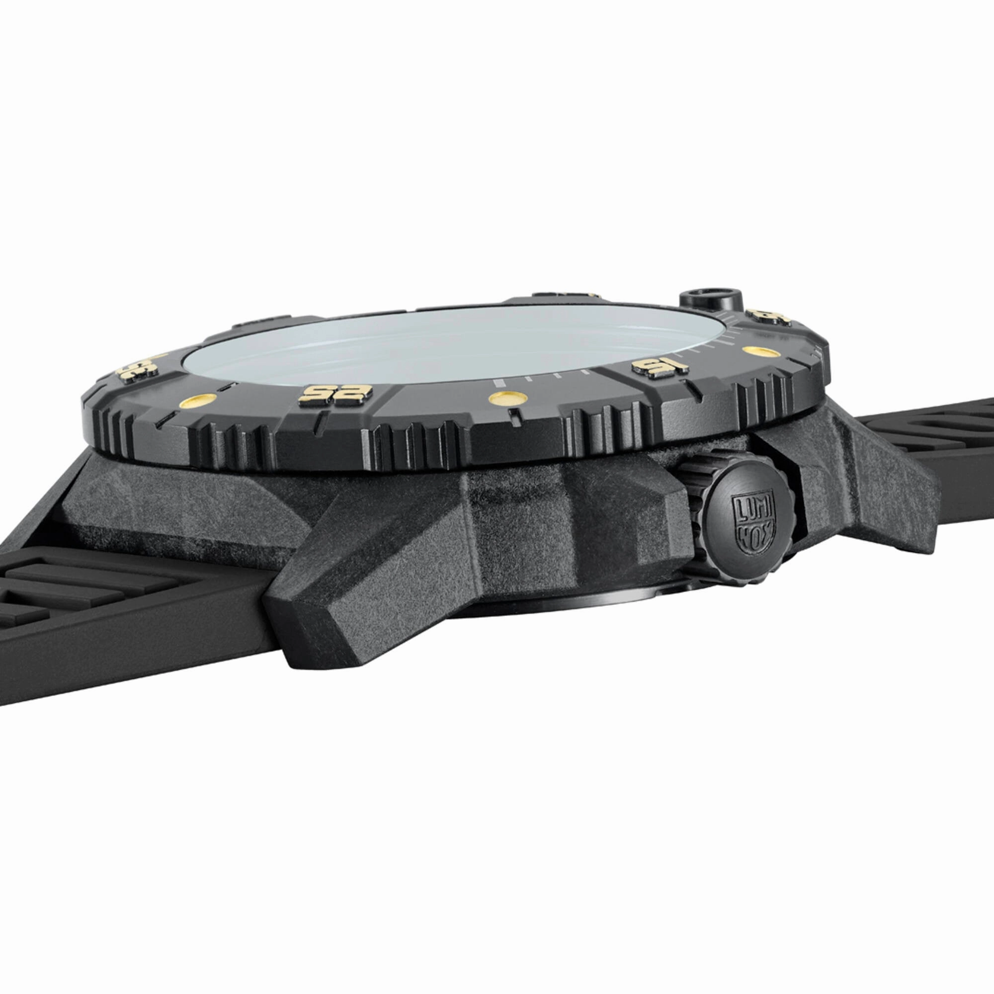 Luminox Men's Watch - Master Carbon Seal Automatic Black Dial Strap | XS.3865.GOLD