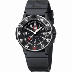 Luminox Men's Watch - Navy Seal Original Black Dial Quartz Rubber Strap | XS.3001.H