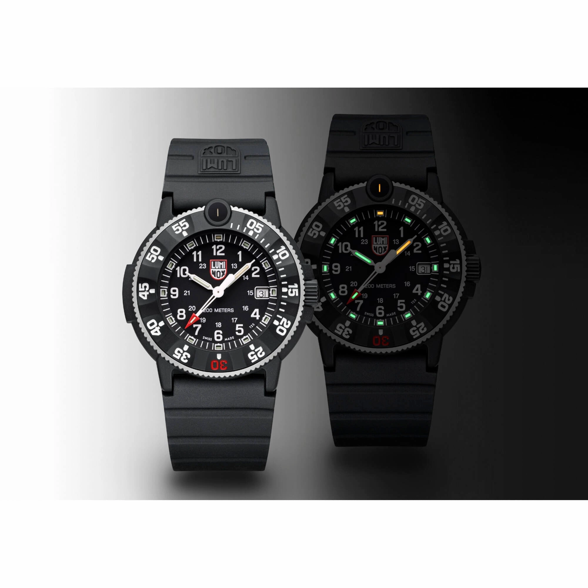 Luminox Men's Watch - Navy Seal Original Black Dial Quartz Rubber Strap | XS.3001.H