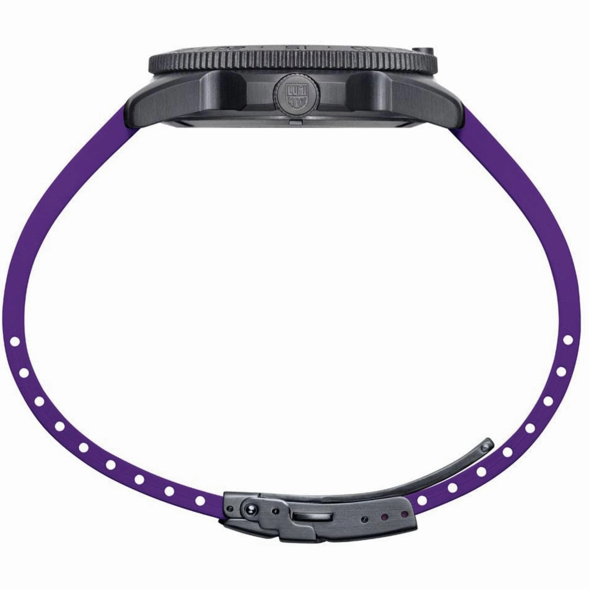 Luminox Men's Watch - Pacific Diver Black Dial Purple Strap | XS.3121.BO.TY.SET