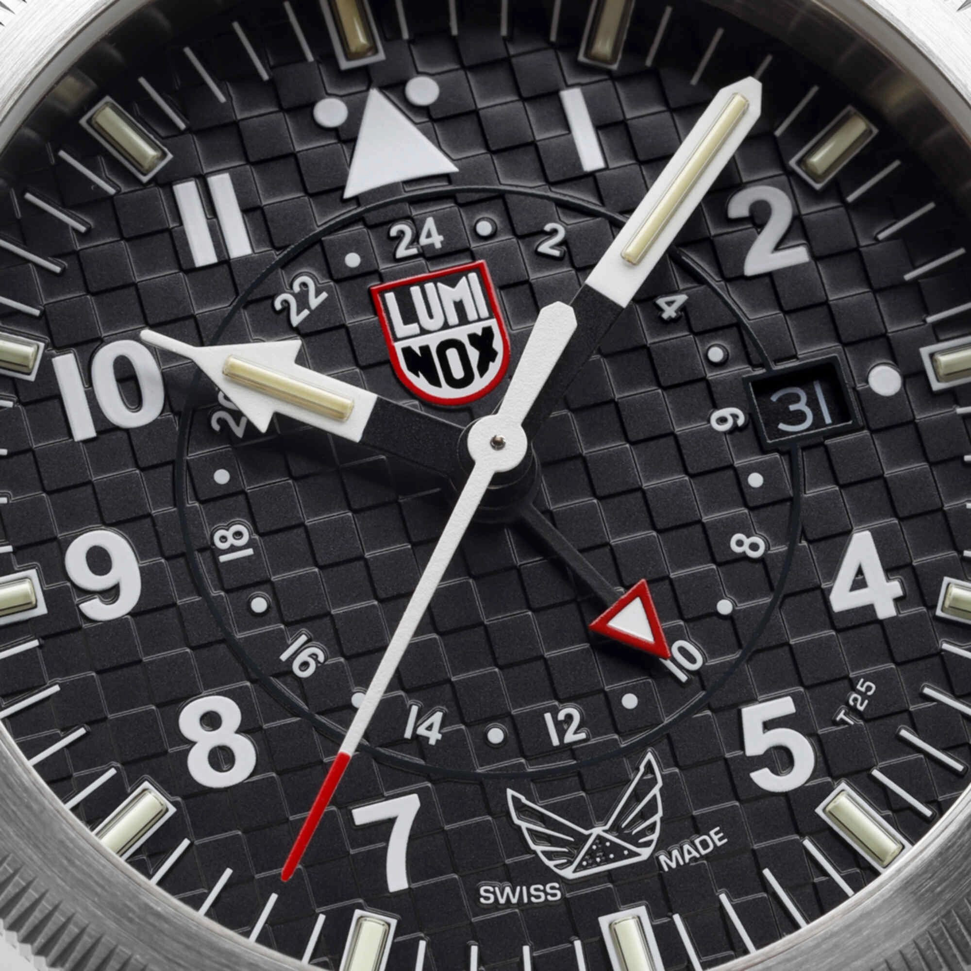 Luminox Men's Watch - Volition America Quartz Black Dial Grey Strap | XA.9522.VOL