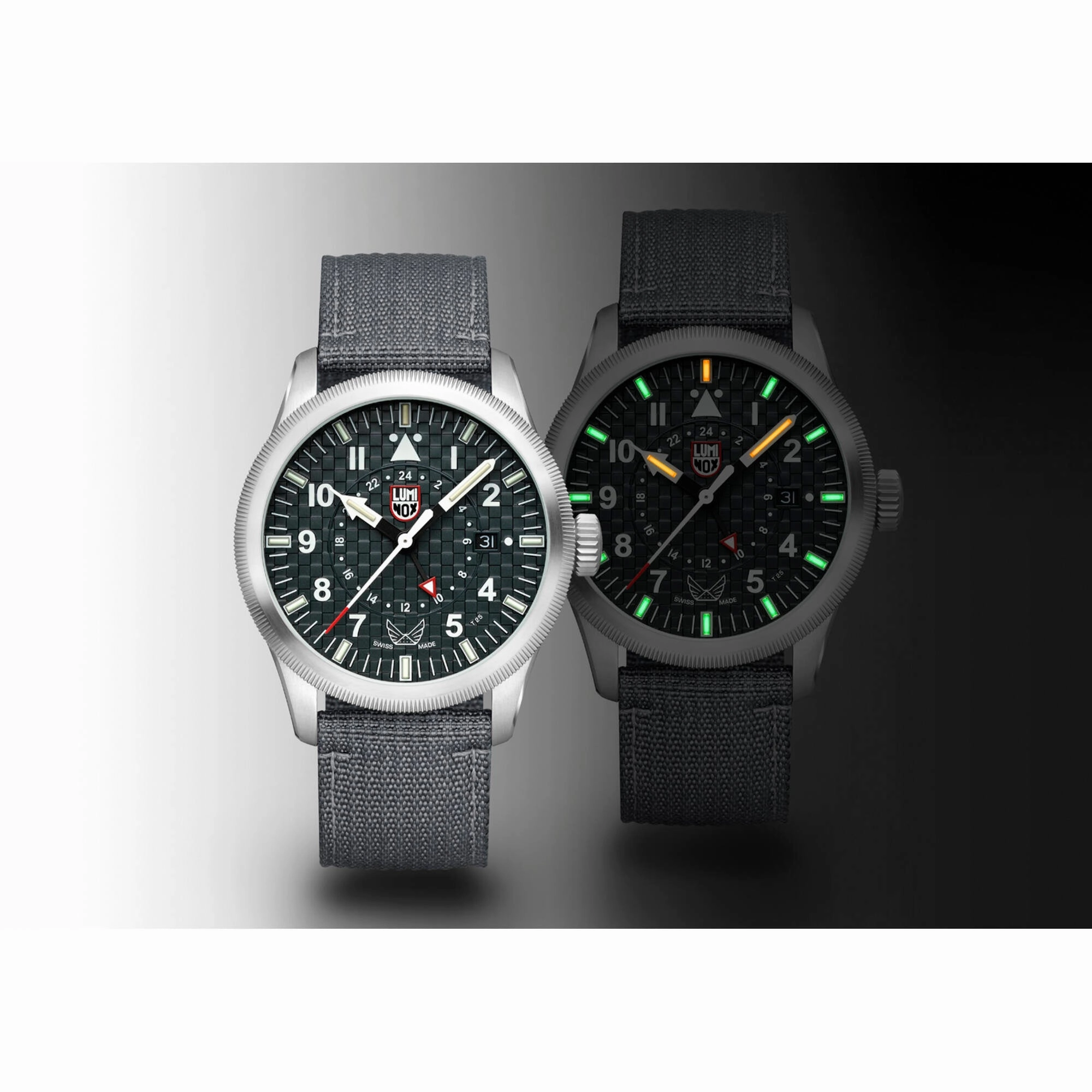 Luminox Men's Watch - Volition America Quartz Black Dial Grey Strap | XA.9522.VOL