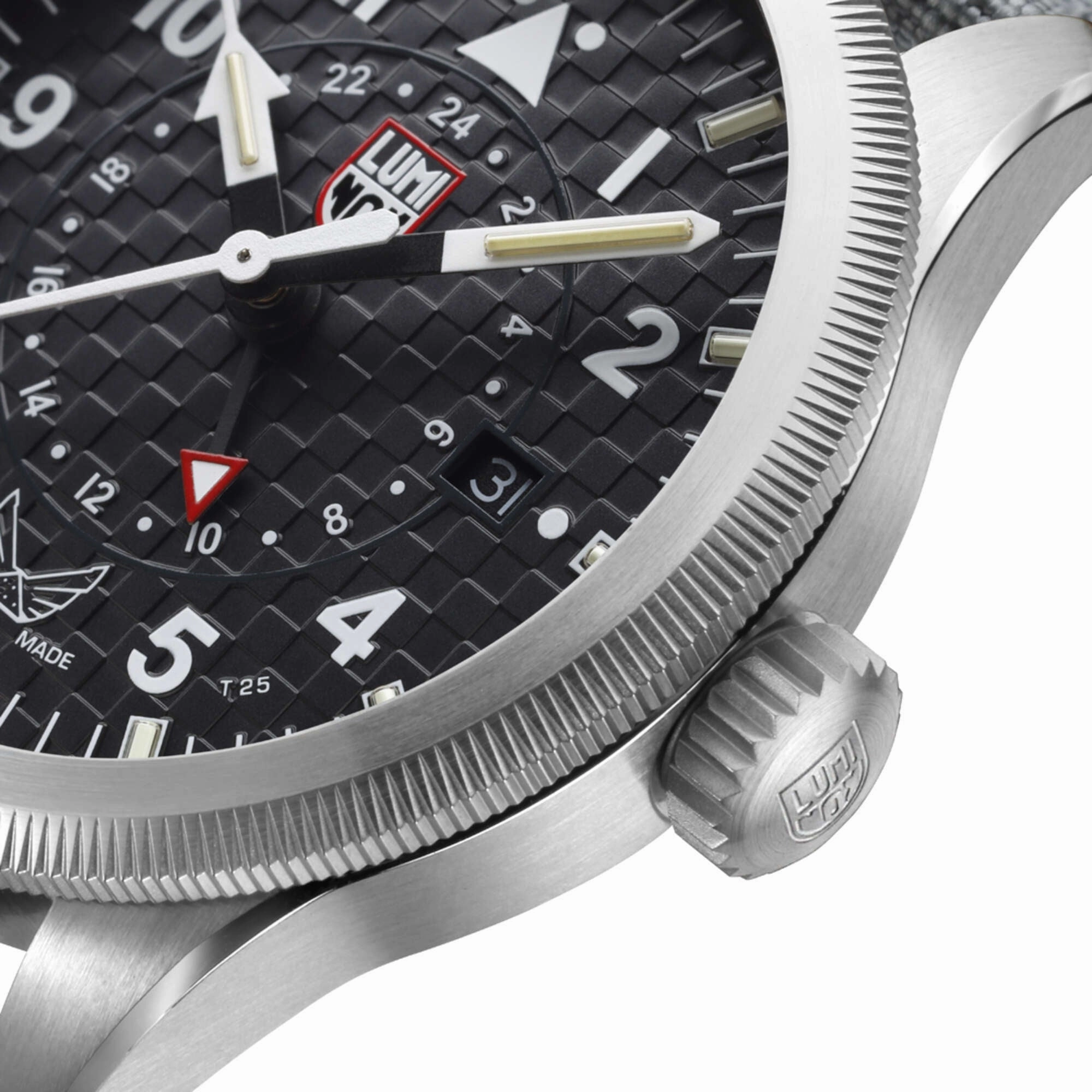 Luminox Men's Watch - Volition America Quartz Black Dial Grey Strap | XA.9522.VOL