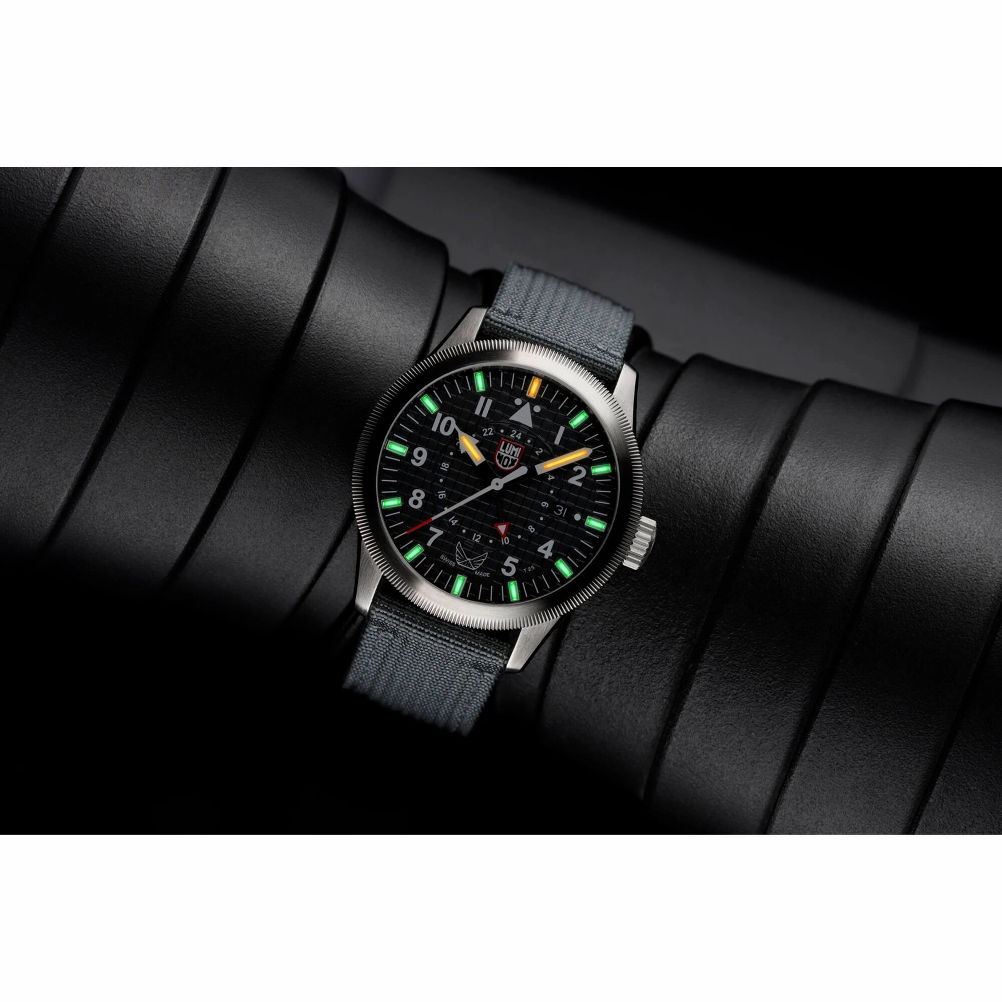Luminox Men's Watch - Volition America Quartz Black Dial Grey Strap | XA.9522.VOL
