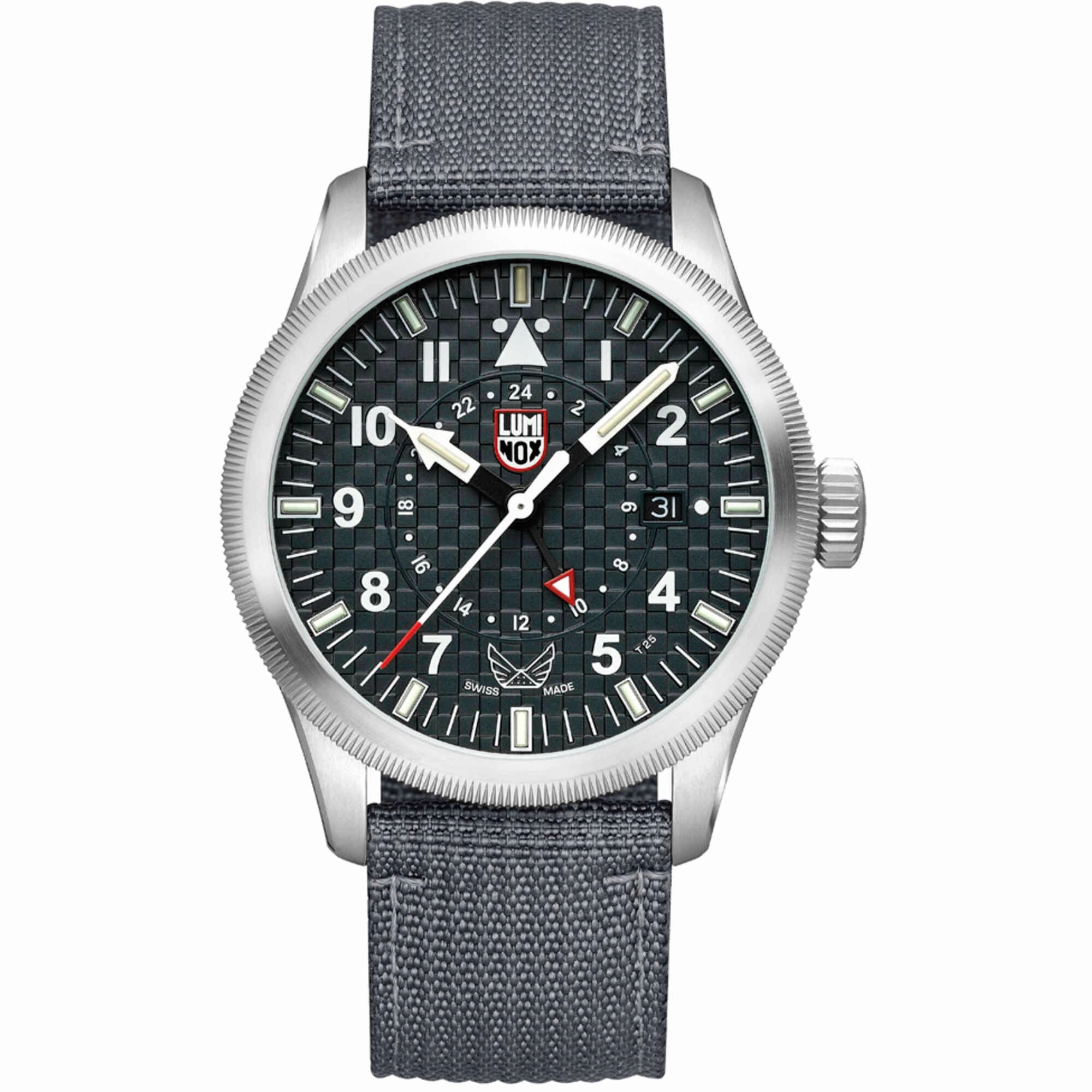 Luminox Men's Watch - Volition America Quartz Black Dial Grey Strap | XA.9522.VOL