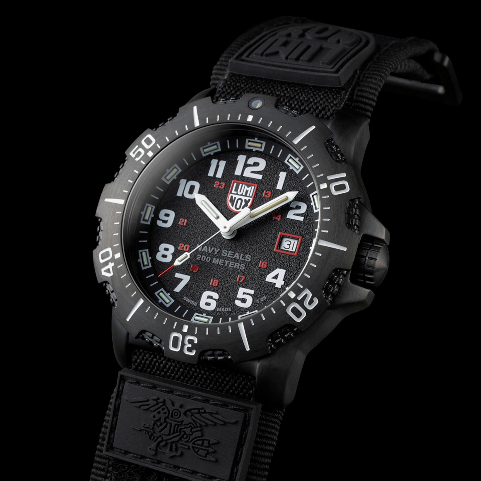 Luminox Men's Watch Set - Navy Seal 4230 Series Quartz Black Dial Strap | XS.4231.SET