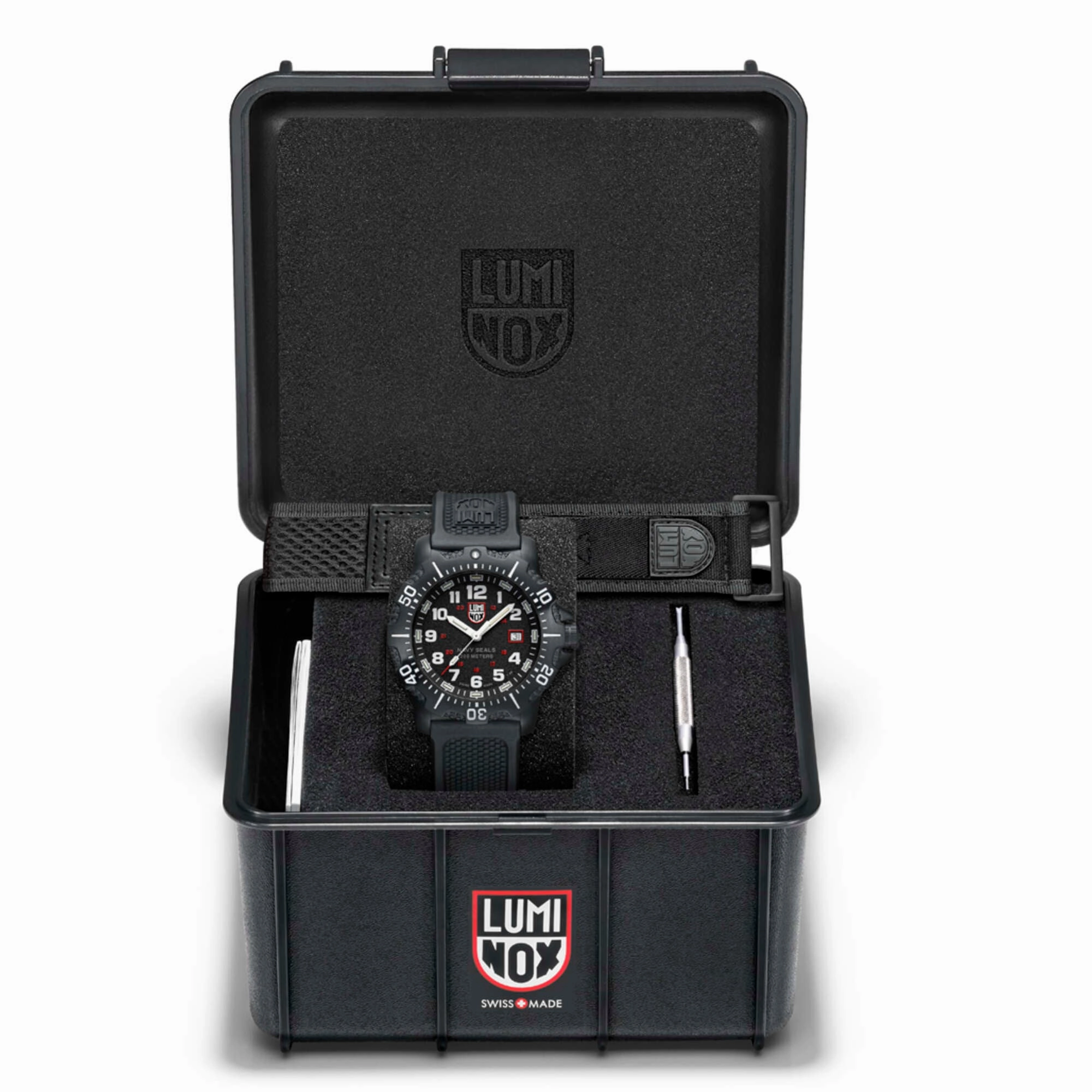Luminox Men's Watch Set - Navy Seal 4230 Series Quartz Black Dial Strap | XS.4231.SET