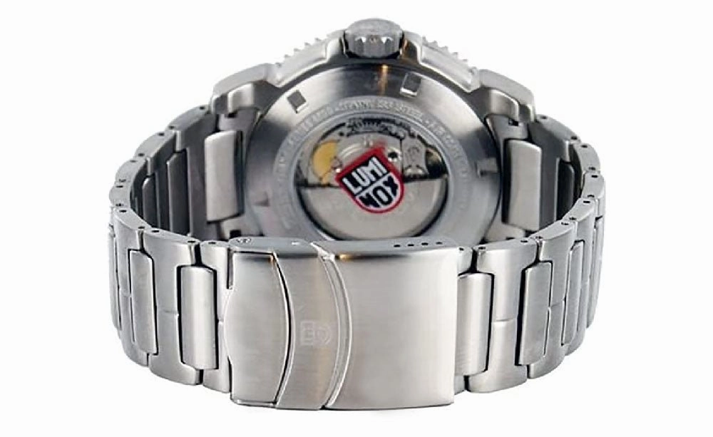 Luminox Modern Mariner Automatic Stainless Steel Black Dial Day/Date Divers Mens Watch XS.6502.NV