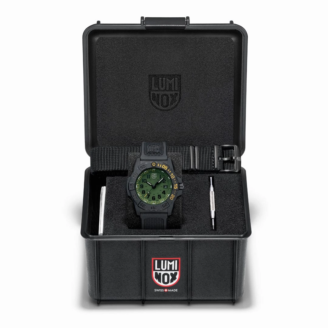 Luminox Navy Seal Foundation Green Dial Watch XS.3517.NSF.SET