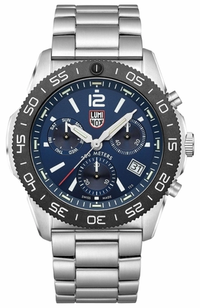 Luminox Pacific Diver Chronograph Stainless Steel Blue Dial Day/Date Divers Quartz Mens Watch XS.3144