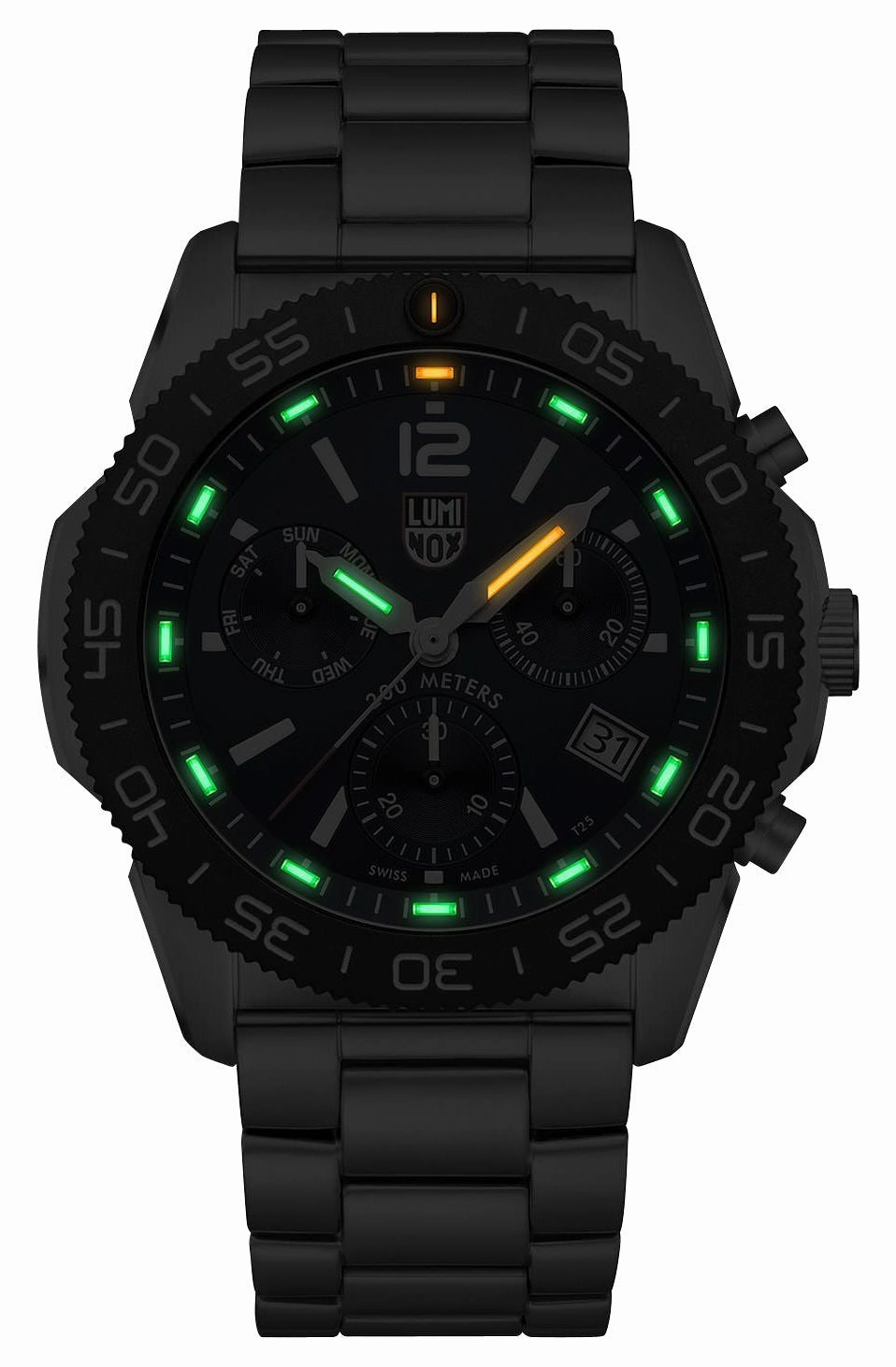 Luminox Pacific Diver Chronograph Stainless Steel Blue Dial Day/Date Divers Quartz Mens Watch XS.3144