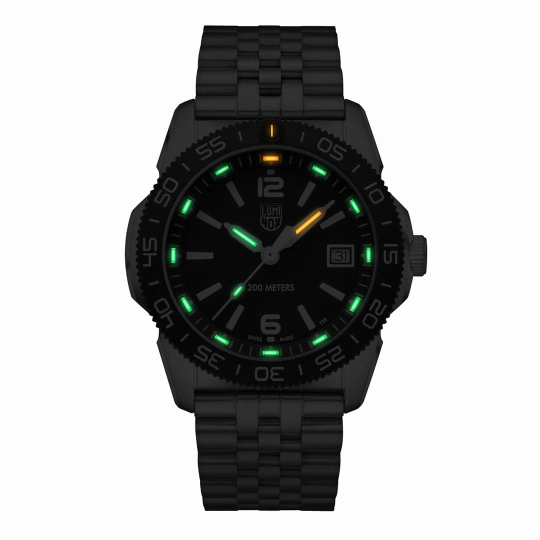 Luminox Pacific Diver Ripple Dive Black Dial Stainless Steel Watch XS.3122M.1