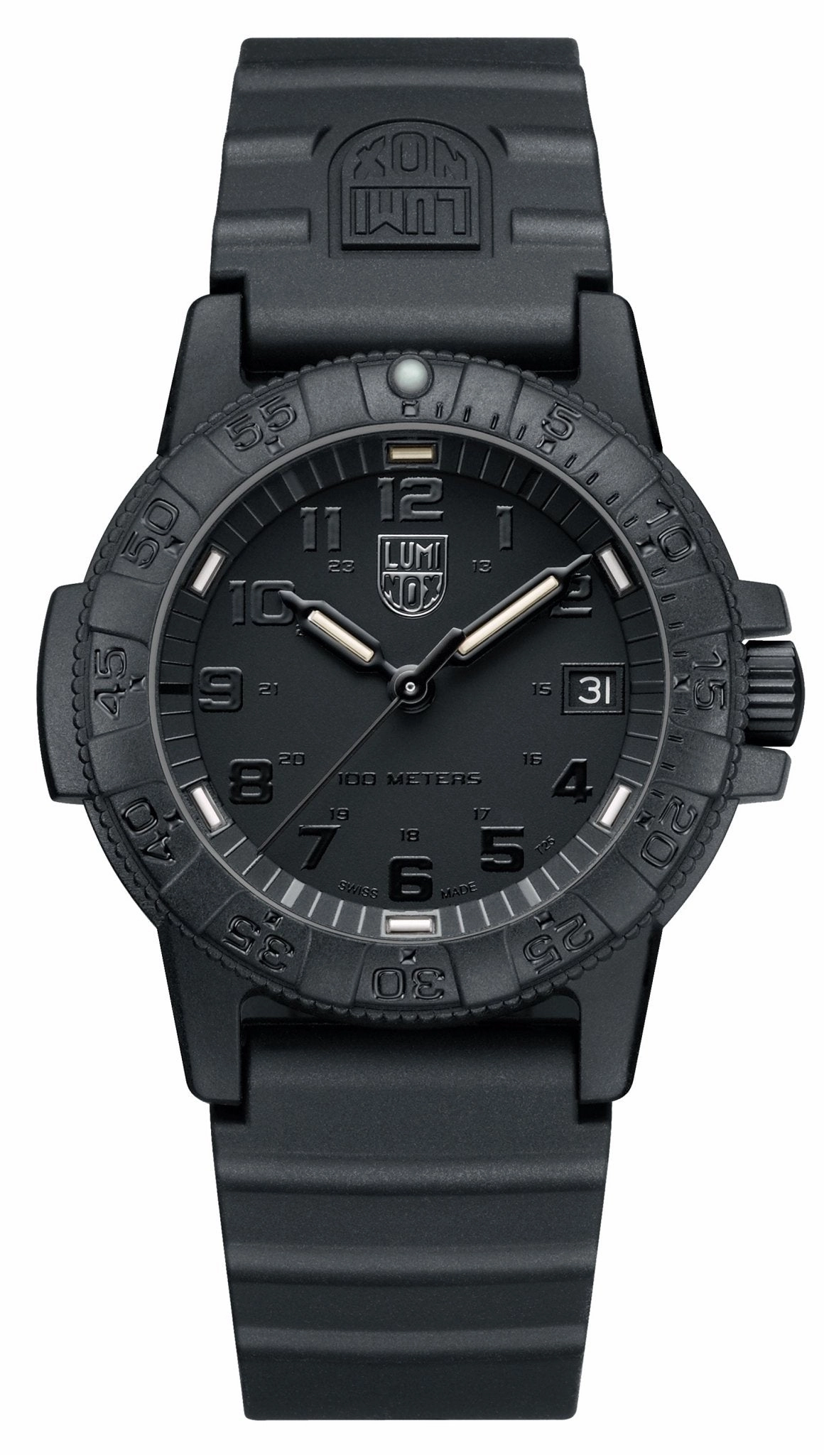 Luminox Sea Turtle CARBONOX Black Rubber Strap Black Dial Date Quartz Mens Watch XS.0301.BO.L