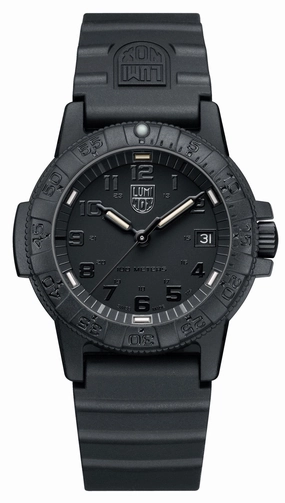 Luminox Sea Turtle CARBONOX Black Rubber Strap Black Dial Date Quartz Mens Watch XS.0301.BO.L