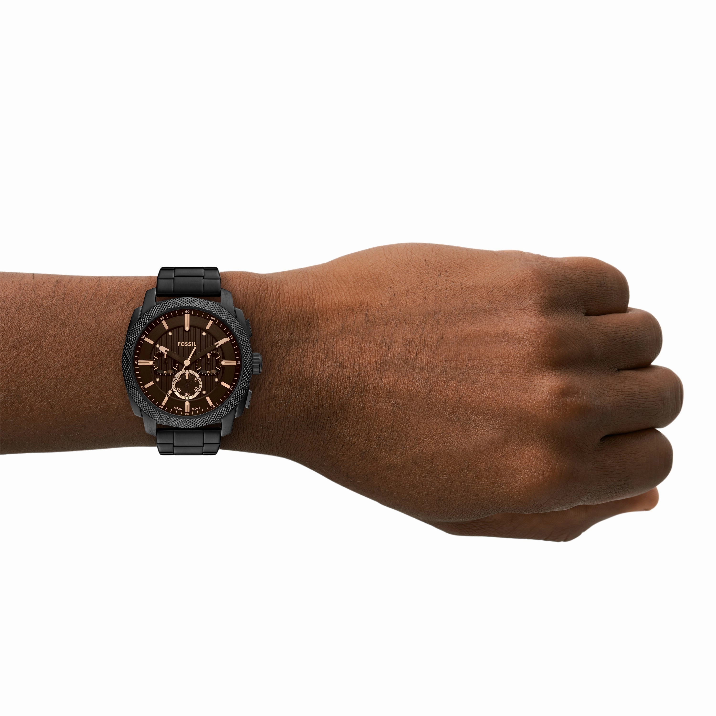 Machine Chronograph Black Stainless Steel Watch
