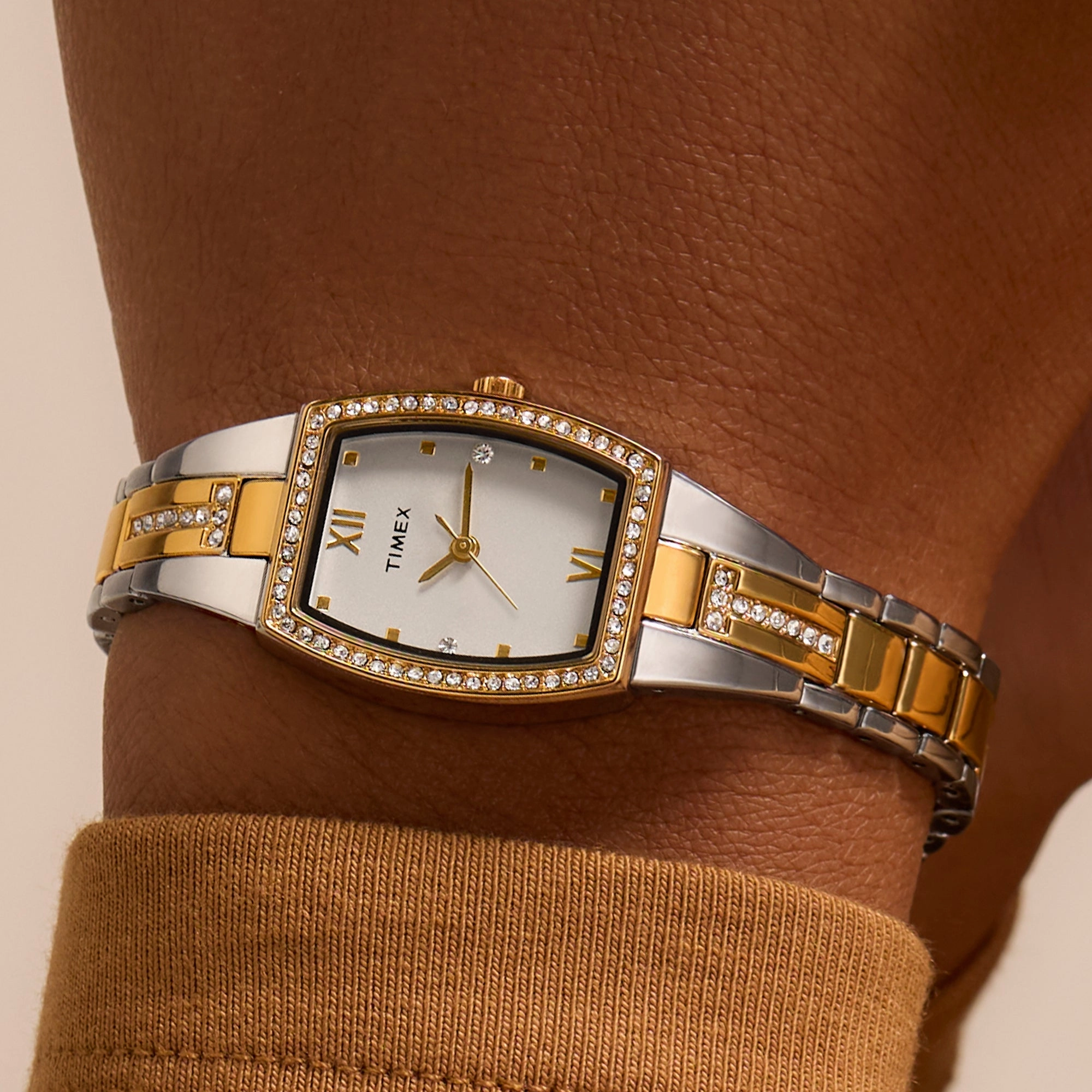 Main Street 3-Hand 22mm Metal Band