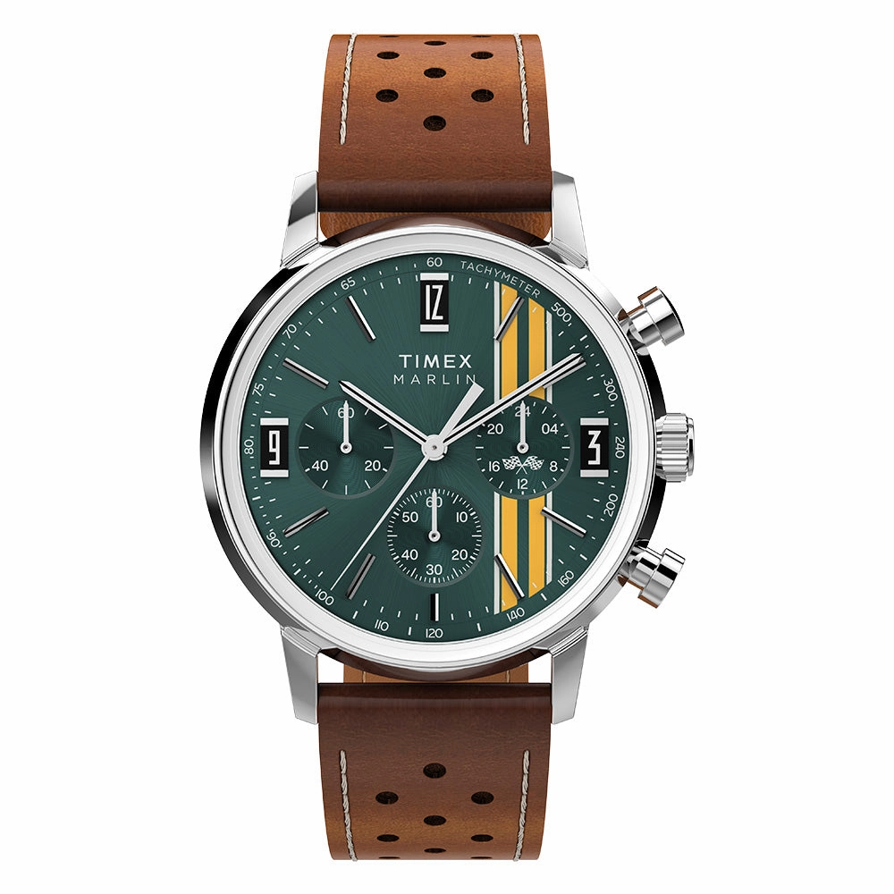 Marlin Quartz Chronograph 40mm Leather Band
