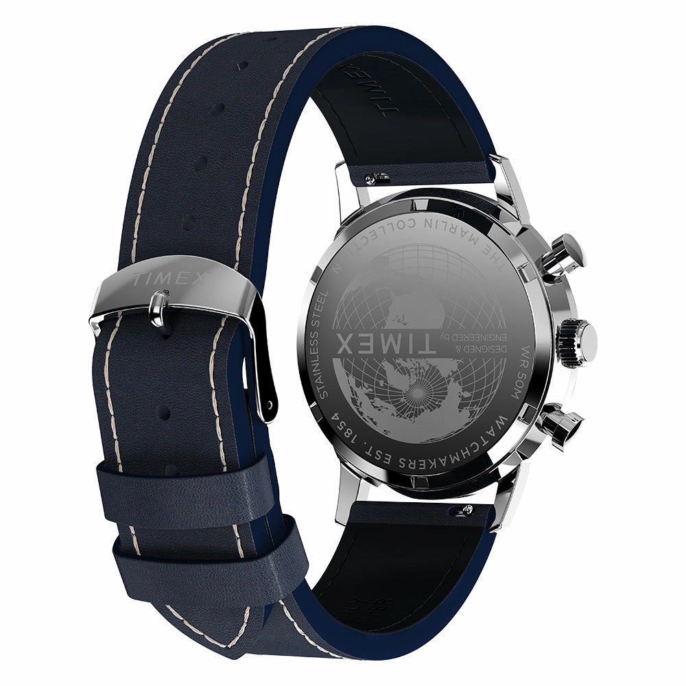 Marlin Quartz Chronograph 40mm Leather Band