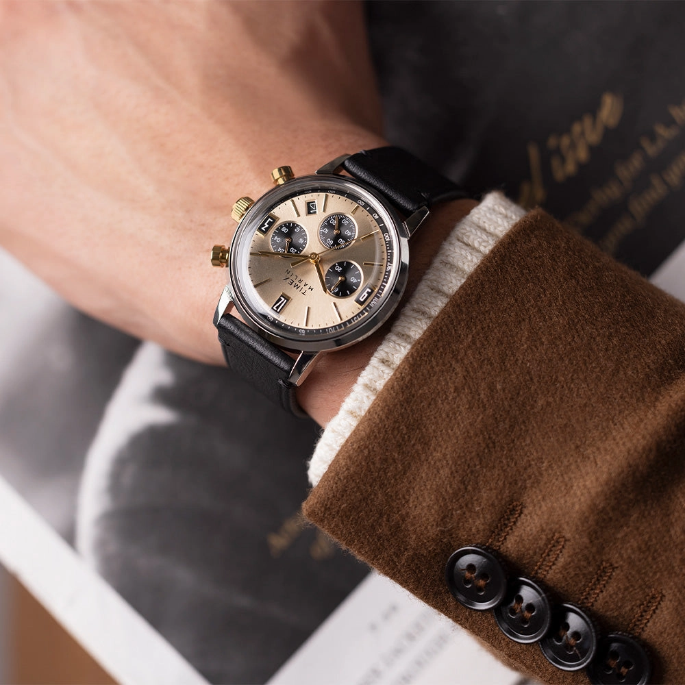 Marlin Quartz Chronograph 40mm Leather Band