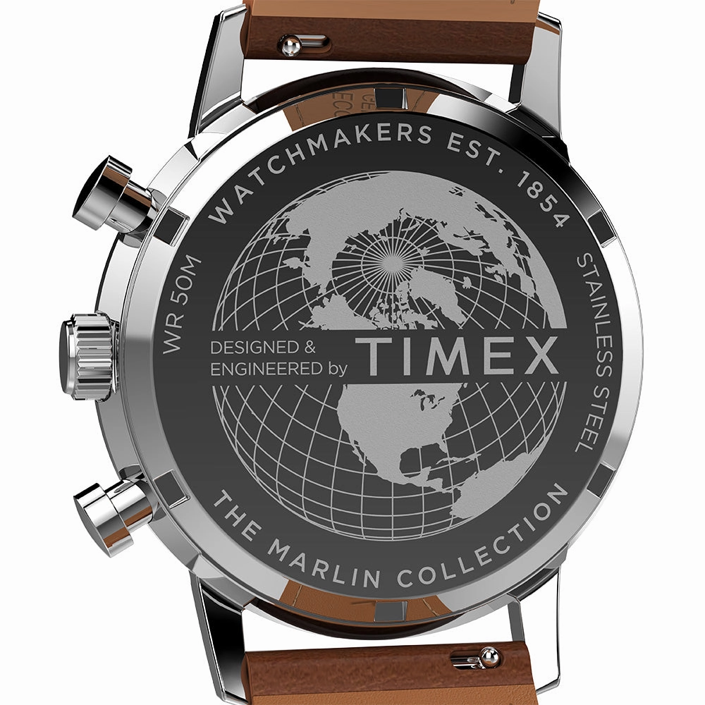 Marlin Quartz Chronograph 40mm Leather Band