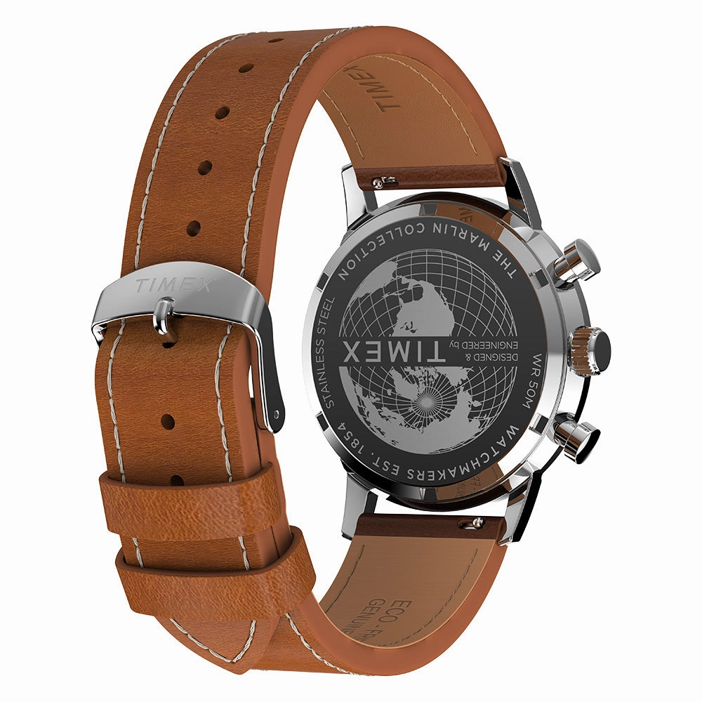 Marlin Quartz Chronograph 40mm Leather Band
