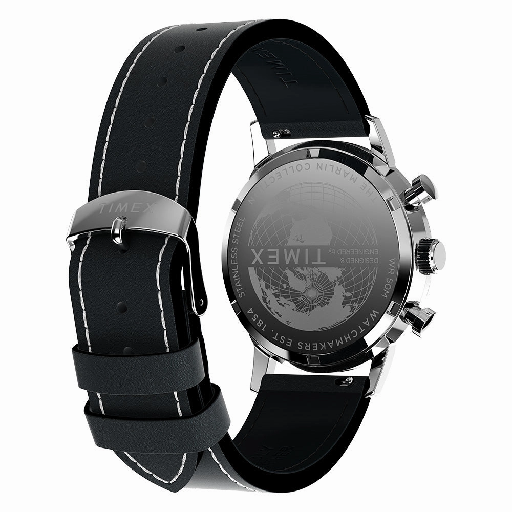 Marlin Quartz Chronograph 40mm Leather Band