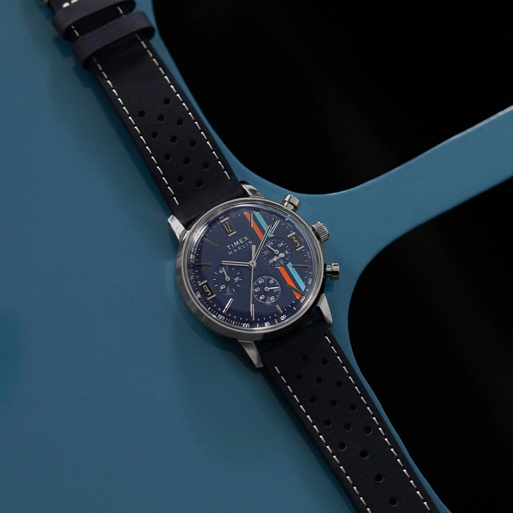 Marlin Quartz Chronograph 40mm Leather Band