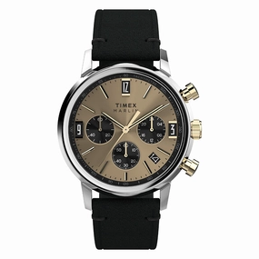Marlin Quartz Chronograph 40mm Leather Band