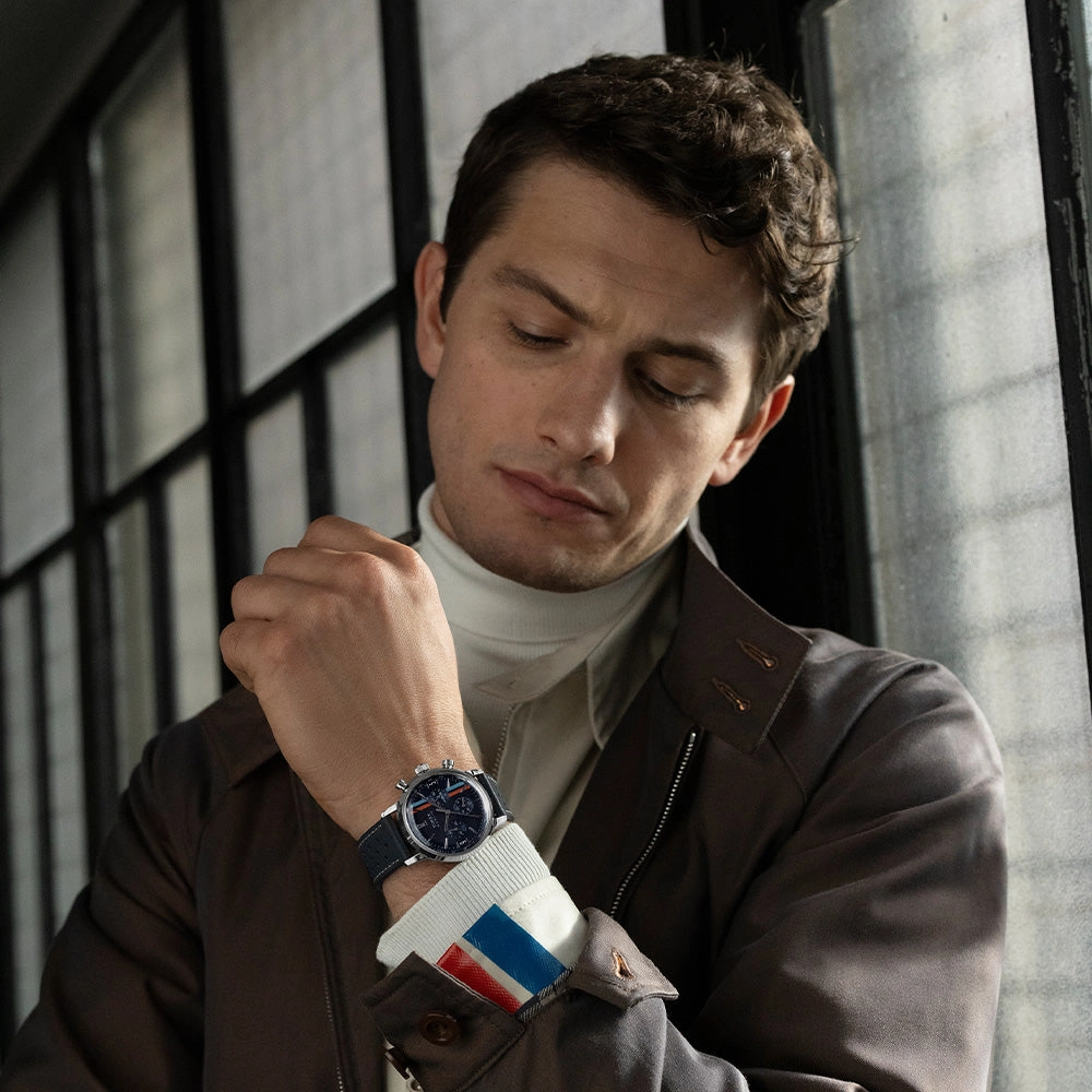 Marlin Quartz Chronograph 40mm Leather Band