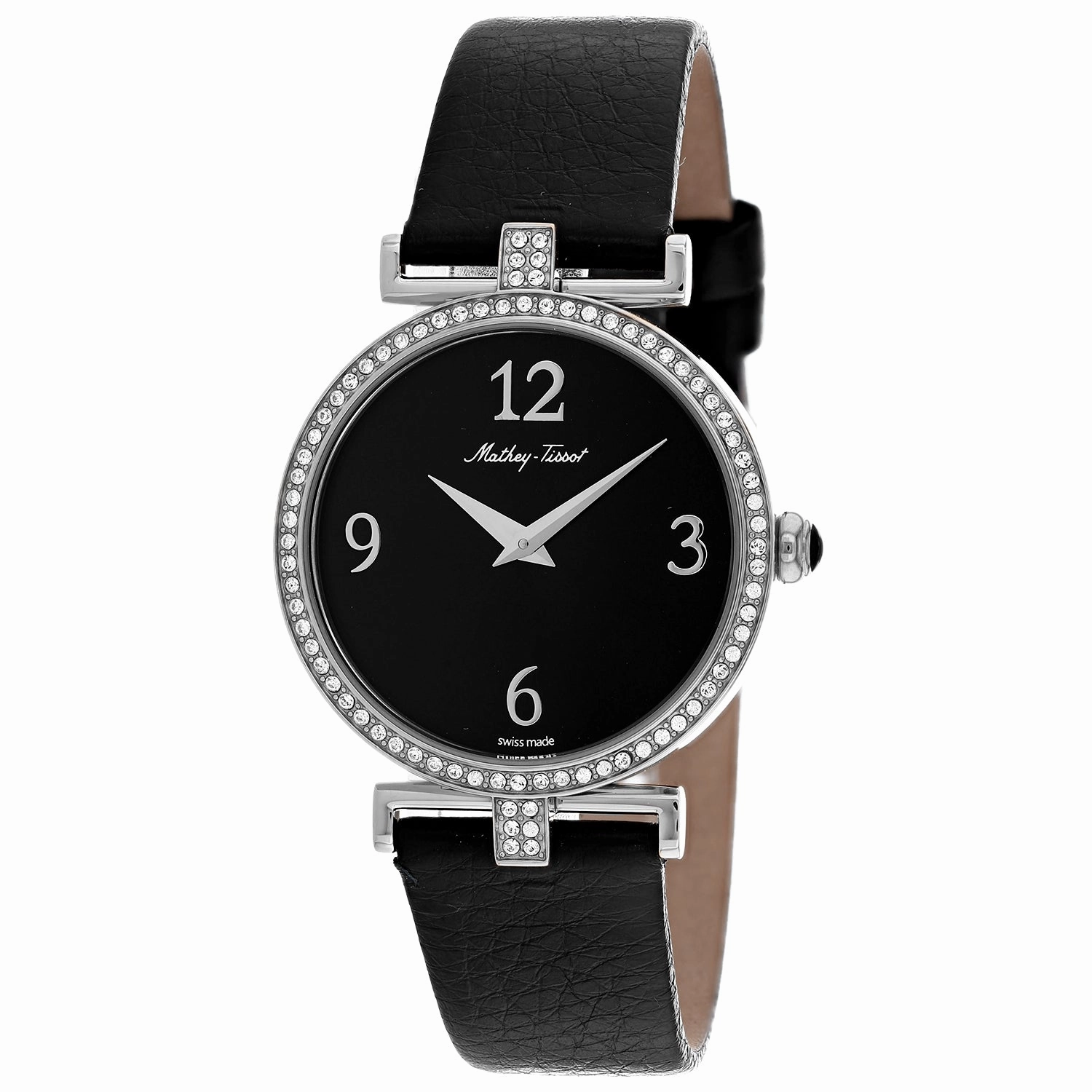 Mathey Tissot Women's Gaia Black Dial Watch