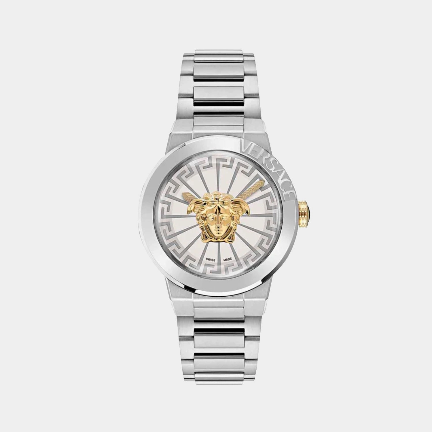 Medusa Infinite Women Quartz Silver Dial Analog Stainless Steel Watch VE3F00322