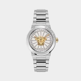 Medusa Infinite Women Quartz Silver Dial Analog Stainless Steel Watch VE3F00322