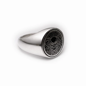 Memento Mori Silver Ring