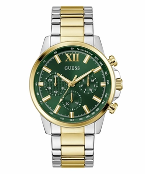 Men's Gold / Silver Green Walker Watch GW0900G5